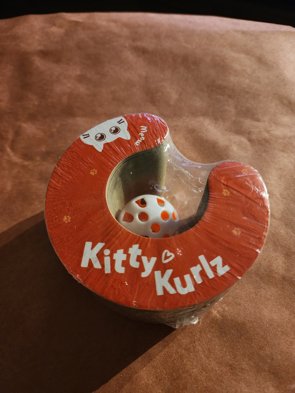 Kitty Kurlz Cat Toy - Orange and White